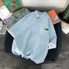 Camisa de Manga Corta Falsa de Dos Piezas Estilo Hong Kong Ins de Verano para Hombre Estudiante Holgada Versátil Moderna Camisa Chaqueta de Cinco Puntos Moderna