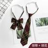 Juego de Corbatas JK para Estudiantes Hombres y Mujeres ins Corbatas Pequeñas Estilo Japonés Estilo Universitario Camisa Lazo Lazo Cuello Flojo Flor