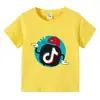 2026 Nova Roupa Infantil Verão Camiseta de Manga Curta para Meninos e Meninas Camiseta Básica Transfronteiriça Camiseta de Meia Manga para Bebês Top Infantil
