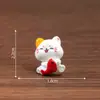 Micro-paisagem Bonito Rico Gato DIY Decorações Saco Cego Acessórios Pendurados Mini Desktop Carro Carregando Pequenos Enfeites