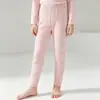 Conjunto de roupas de outono para meninas, pijama de algodão liocel infantil para casa, blusa de segunda pele para meninas, não precisa usar calcinha