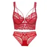 Nova lingerie sexy de renda, ultrafina, sem bojo, sutiã plus size, minimiza seios grandes, previne flacidez e proporciona sustentação, conjunto de sutiã