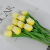Tulipa Flor Artificial Decoração de Casa Pu Sinta Arranjo Floral de Alto Padrão Adereços para Fotos Fabricante de Flores Artificiais Atacado Transfronteiriço