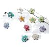 Nuevos accesorios para uñas de flor de loto de doble noche de dos colores, pasador de flor de loto tridimensional luminoso, paquete de materiales para accesorios de bricolaje, al por mayor
