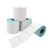 Papel térmico para etiquetas à prova de três elementos 100x100 Papel para impressão de etiquetas de envio transfronteiriço 70x20 Adesivo de código de barras SKU Papel térmico