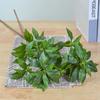 Simulación de plantas verdes caballo 3D borracho hojas de madera reloj colgante japonés sensación de hogar decoración de sala de estar adornos de fotografía boda flores falsas