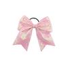Cheerleading 18 Colores 8 Pulgadas Cola de Milano Lentejuela Lazo para el Cabello JOJO Accesorios para el Cabello Cinta en V Base de Tela Sin Cinta Tejida