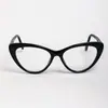 Gafas de Moda Ojo de Gato de Alta Gama Transfronterizas sin Graduación con Monturas de Metal Cp de Alta Calidad para Hombres y Mujeres, Gafas de Moda Europeas y Americanas