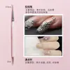 Pintura de uñas de doble propósito para música, herramienta profesional de arte de uñas, cabeza redonda, bolígrafo de taladro para terapia de luz, bolígrafo de pintura de color, bolígrafo para uñas