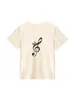 Camiseta Blanca de Hombro Recto con Cuello Redondo y Mangas Cortas para Mujer, Nuevo Estilo de Verano con Diseño de Nicho Americano, Top Casual Versátil de Manga Corta
