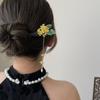 Vintage De Madeira Hairpin Estilo Antigo Simples Bola De Cabelo Headwear Sentido Fada Cabelo Disco Headwear Elegante Hanfu Grampo De Cabelo