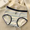 Ropa Interior de Algodón Puro para Mujer, Cintura Media, 100% Algodón, Antibacteriana, Entrepierna Extendida, Clase A, Algodón Crudo, Hilo de Color, Tallas Grandes, MM, 200 Jin, Venta al por Mayor