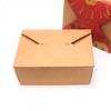 Cajas de Papel Kraft Desechables para Llevar para Catering, Almuerzo, Empaque de Ensaladas, Contenedores Espesos de Grado Alimenticio, No Requieren Plegado