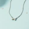 Mini Full Diamond Bow Colar Simples Menina Fofa 2021 Novo nicho high-end cool estilo clavícula corrente