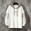 Moletom com Capuz Masculino Outono e Inverno 2021 Estilo Coreano Moletom com Cordão Masculino Jovem Solto Casual Moletom Masculino Fino Mais Veludo
