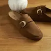 Otoño 2026 Nuevo de Moda Sencillo Color Sólido Ropa Exterior Correa de Hebilla Sandalias para Mujer Zapatos de Moda para Mujer