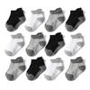 2025 Amazon Nuevo Antideslizante Punteado Calcetines de Barco de Tacón Pequeño Calcetines de Bebé Color Sólido Calcetines de Piso Calcetines para Niños Venta al por Mayor