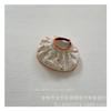 Sombrero infantil sombrero de concha superior vacío horquilla estampada sombrero de sol de ala grande para bebé sombrero de sol con protección UV