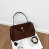 Bolso Tote de Cuero Genuino Marca Versión Alta B 2025 Piel de Vaca Esmaltada Capa Superior Bolso de Hombro Gran Capacidad para Viajes Cruzado Bolso de Mujer J