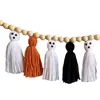 Amazon transfronterizo nuevo tejido a mano creativo fantasma de Halloween flor ambiente festivo adornos de pared
