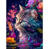 Nuevo 5D pintura de diamantes transfronteriza gato pintado pintura decorativa DIY diamante redondo/diamante cuadrado pintura de ladrillos popular en Amazon