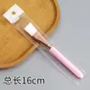 Brocha de Belleza de Silicona Brocha para Mascarilla Brocha de Maquillaje de Plástico Brocha de Pelo Suave Brocha para Mascarilla de Barro Herramientas de Maquillaje de Belleza Brocha en Forma de Abanico Brocha de Ácido de Frutas