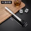 Picadora de Hielo de Acero Inoxidable Martillo para Hielo Palo para Machacar Palo para Machacar Fruta de Cóctel Palo para Presionar Palo Martillo para Limón Suministros Especiales para Tienda de Té con Leche