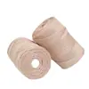 Atacado de fábrica corpo leve fio de cânhamo grosso fio oco material para crochê manual DIY pacote de lã bola de lã fio de linho