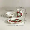 Juego de comida en miniatura, juguetes para juego de simulación, accesorios para casa de muñecas, mini platos de cerámica de cocina, platos y vajilla