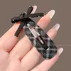 Pinza para el Cabello Retro con Flecos Accesorios para el Cabello Pinza para el Cabello Estampado de Leopardo Pinza de Pato Linda de Lana Barrette Estilo Pequeño Perfume Floral para Mujer Accesorios para el Cabello