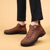 Explosiones de comercio electrónico transfronterizo botas martin para hombre otoño e invierno nuevo talla grande botas para hombre botas cortas para exterior botas casuales hechas a mano para senderismo