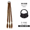Extensiones de Cabello Trenzado Falsas con Mechas de Colores, Rastas Pequeñas, Trenzas Retorcidas, Trenzas Largas, Accesorios para el Cabello, Pinzas para el Cabello, Trenzas de Boxeadora 'Hot Girl', Extensiones de Cola de Caballo Falsas