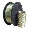 Material para Impressora 3D Exportação PLA 1.75 Prata Metálica Cobre Alto Brilho Material Metalizado Fim de Linha