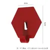 Gancho com Furo Redondo Painel de Furos de Metal Rack de Armazenamento Universal DIY Colorido Gancho Hexagonal para Pendurar na Parede Acessórios Venda por Atacado