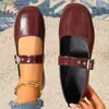 Comercio Exterior 2026 Verano Nuevos Zapatos de Mujer con Una Hebilla Cómodos Suaves Bailarinas Mocasines Planos Casuales para Mujer