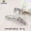 Pinza Pequeña para el Cabello con Forma de Cruz Versátil Linda para Uso Diario Estilo Coreano, Serie Sencilla de Colores Gelatina, Elegante Accesorio para el Cabello para Cola de Caballo Alta y Flequillo