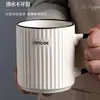 Caneca de cerâmica estilo japonês para meninas, copo de bebida de casal de verão, uso doméstico e de escritório, caneca de café masculina, xícara de chá
