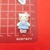 Brillante Caricatura Rojo Rosa Panda Gato Pato Oso Ratón DIY Accesorios de Resina Funda para Teléfono Móvil Pasador Joyería Parche