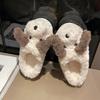 Pantufas de Algodão de Inverno para Filhotes, Sapatos de Casa, Moda Estudantil para Casa Atacado, Podem Ser Usadas ao Ar Livre, Estilo Casal, Com Veludo, Lazer em Casa