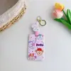 Portatarjetas de Acceso Tarjeta de Comida Estudiantil Dailu Portatarjetas de Autobús Llavero Colgante para Mochila Duffy Bear Shirley Star