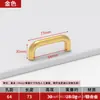 Mango de aleación de aluminio sólido engrosado Manija moderna minimalista para puerta de gabinete, armario, cajón Mango en forma de U Agujero Doble Agujero Único Acabado de Oxidación