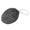 Viene con cordón lana de acero artefacto cepillo para ollas de cocina bola de limpieza para lavar platos acero inoxidable súper rentable lana de acero de melón