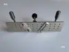 Lijadora de banda completamente nueva con soporte para amoladora angular con abrazadera en V, herramienta multifuncional de mano para empuje plano de acero inoxidable para bricolaje