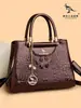Bolsas Femininas Novo Estilo Estilo Transfronteiriço Elegante Retrô Uma Alça Moda Padrão Crocodilo Casual Versátil Bolsa Transversal
