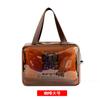 Saco de lavagem de viagem saco de banho portátil de grande capacidade para mulheres transparente à prova d'água saco cosmético portátil fitness saco de armazenamento de banho
