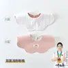 Babero de Doble Capa de Algodón Puro Estilo Ins Coreano Forma de Pétalo para Bebé Babero para Recién Nacidos Baberos Ropa Infantil Anyang