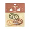 Lindo Set de Gomas para el Cabello Dopamina de Alta Elasticidad para Niños Bebé Bandas de Goma Pequeñas Coletas Trenzas Gomas Versátiles Accesorios para el Cabello