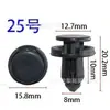 Revestimiento de paso de rueda universal para coche, clip de plástico para maletero, clip para guardabarros, tornillo de expansión, clip de remache de agujero pasante