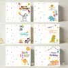 Tarjetas de Felicitación de Cumpleaños de Alta Gama, Exquisitas, Creativas, Sencillas para Niños, con Juego de Sobres, Tarjetas Pequeñas de Feliz Cumpleaños, Personalizables