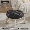 Banqueta pequena com roda universal banqueta redonda móvel para casa artefato para levar crianças sala de estar infantil mesa de centro rodízios de placa de rejunte banqueta baixa